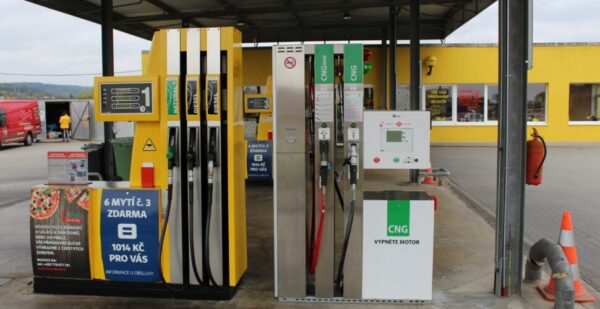Čerpací stanice CNG v Troubsku | HUTIRA green gas