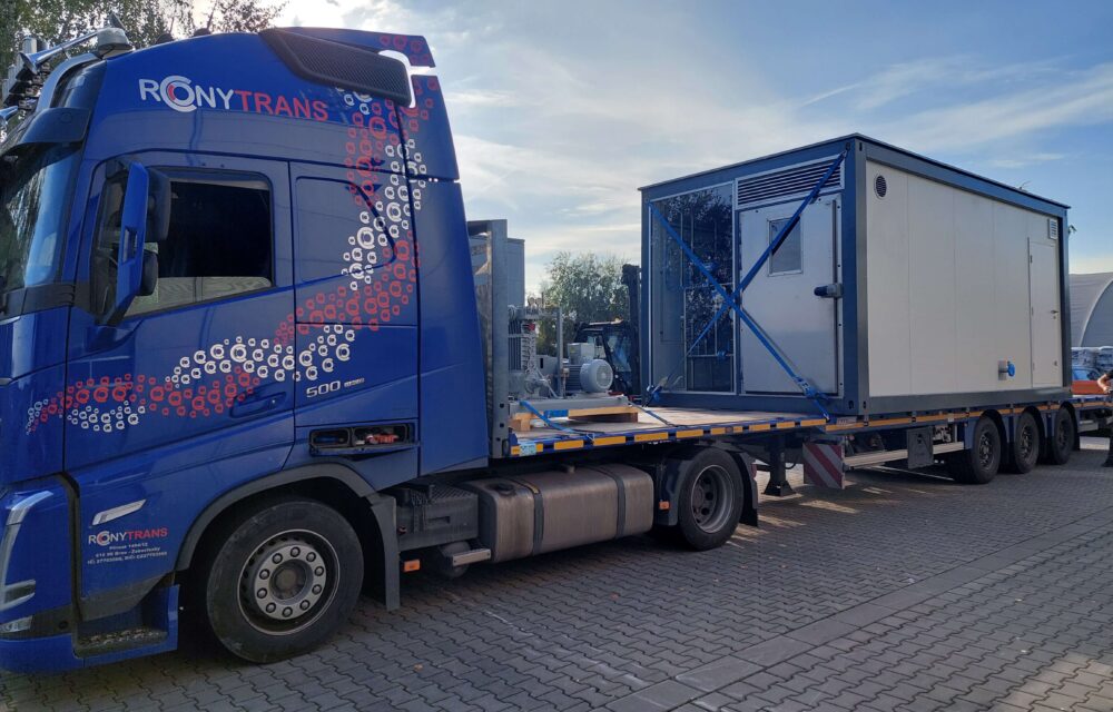 Another measurement, analysis and injection unit will be delivered to supply the produced biomethane to the grid. This time it was an installation in Rakvice | HUTIRA green gas